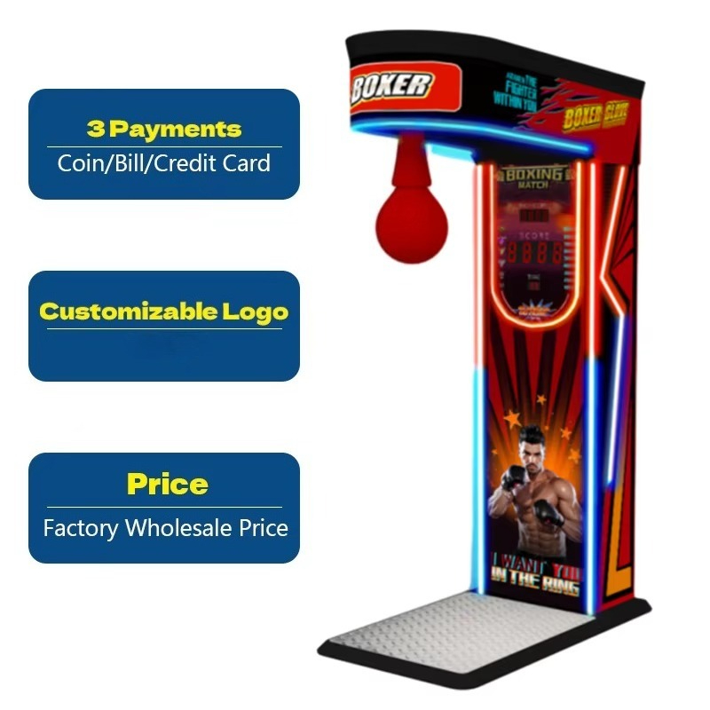 Boxing Machine Arcade - Münzbetriebener Boxautomat für Straßenunterhaltung mit Großem