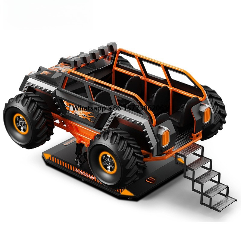 Arcade Games & Vending Co - 6-Personen VR-Renn- und Schießsimulator 9D Offroad-Fahrzeug
