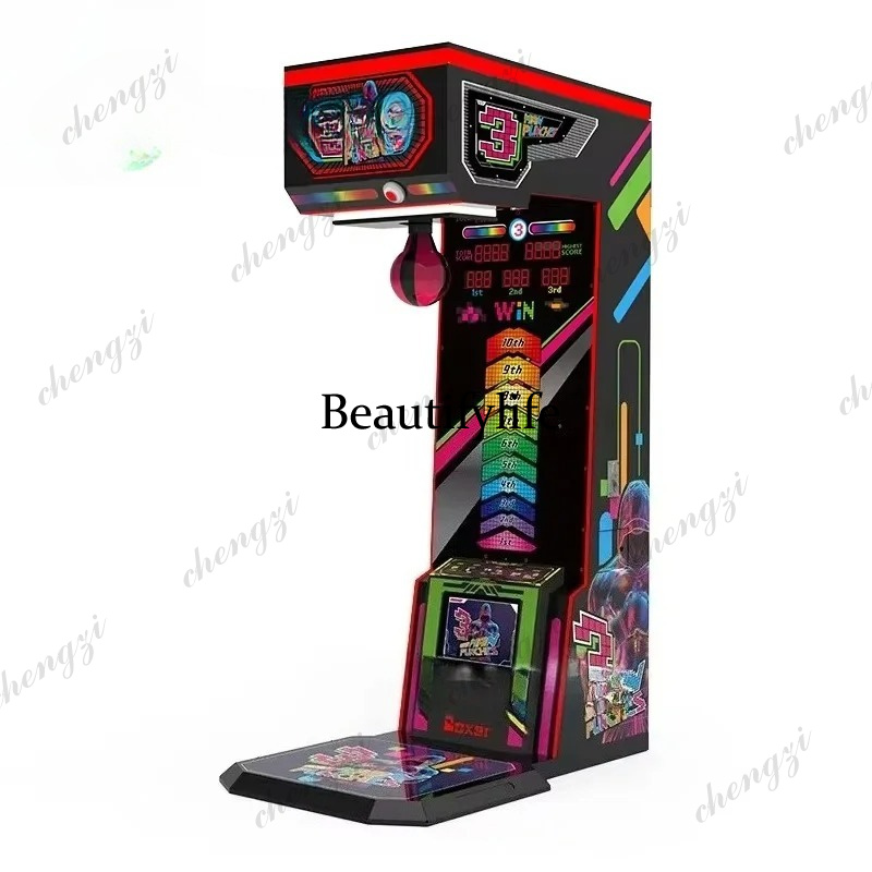 Boxing Machine Arcade - Münzbetriebener Arcade-Boxautomat, Straßenboxautomat, Unterhaltungs- und kommerzieller
