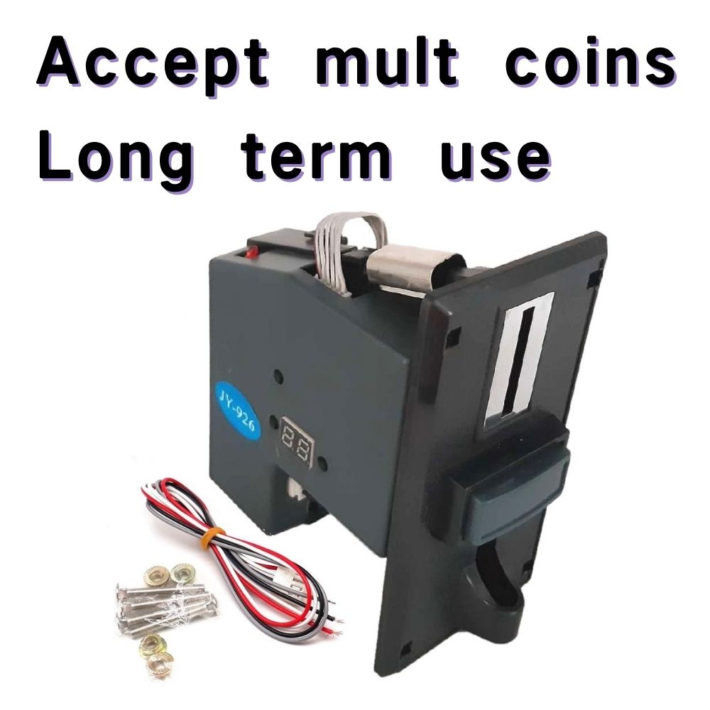 Coin Acceptor Selector - Multi Münzprüfer mit Kunststoff Vorne Platte