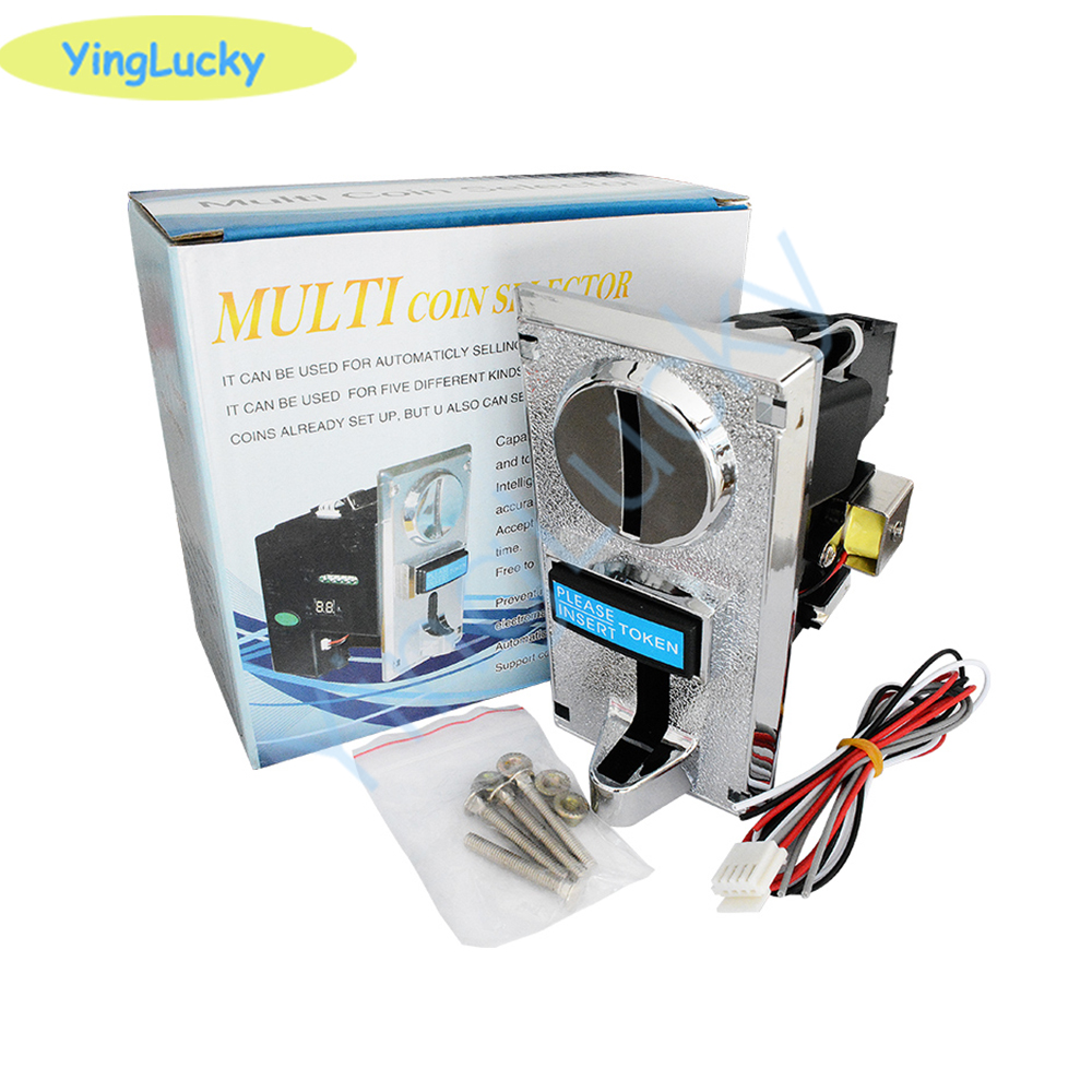 Arcade Ticket Machine - Kostenloser Versand 616 Multi-Münzprüfer Elektronischer Roll-Down-Münzprüfer