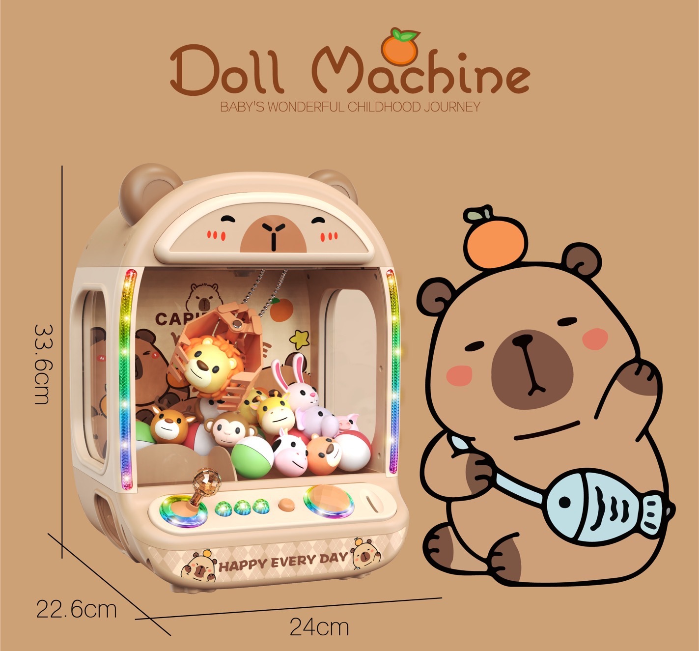 Claw Crane Machine - DIY Puppe Maschine Kinder Münze Betrieben