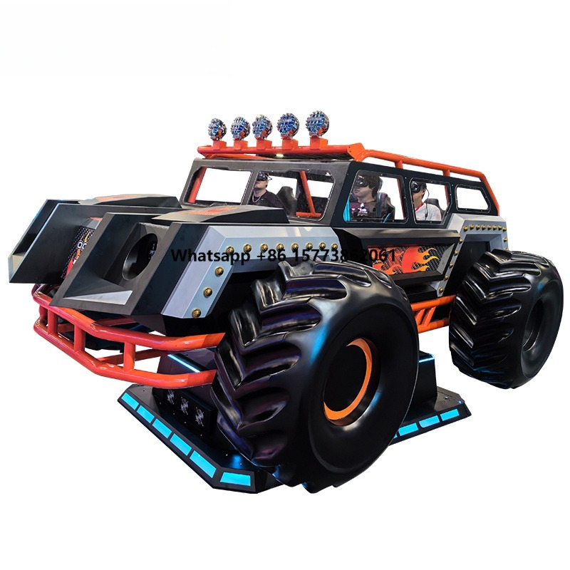 Arcade Games & Vending Co - VR-Schießsimulator 5D Offroad-Arcade-Spiele 6-Personen-Achterbahn-Fahrsimulator Virtuelle Realität