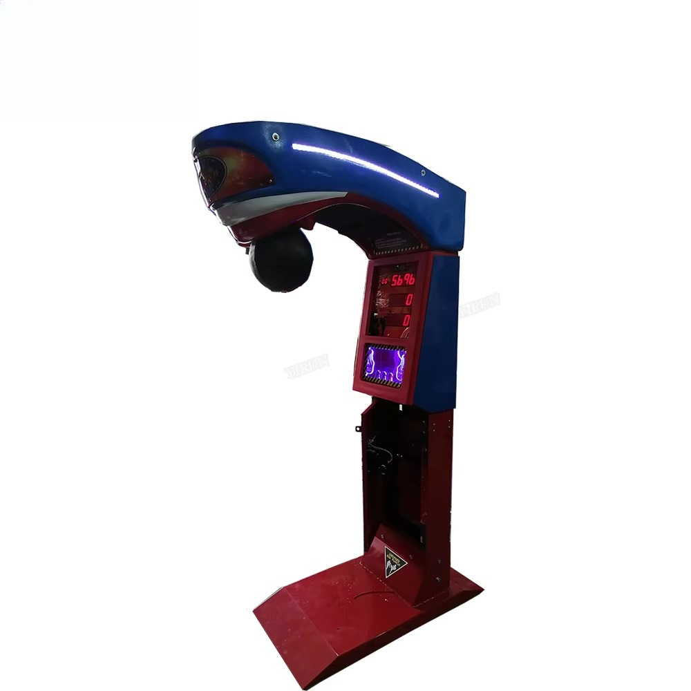 Boxing Machine Arcade - Münzbetriebener Arcade-Boxautomat 220V Elektronischer Hammer-Schlagautomat Münzbetriebene