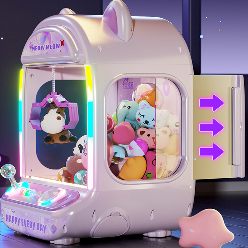 Claw Crane Machine - DIY Lila Automatische Puppe Maschine Kinder