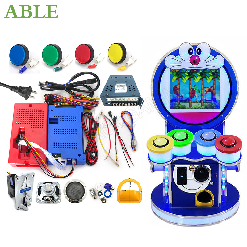 Whack A Mole Arcade - Arcade Adventure Island Kinderrhythmus mit Knopfplatine