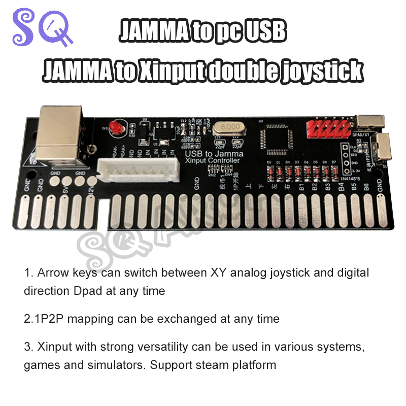 USB zu Jamma Xinput Controller – Coin Acceptor Selector Bewertung und Preis