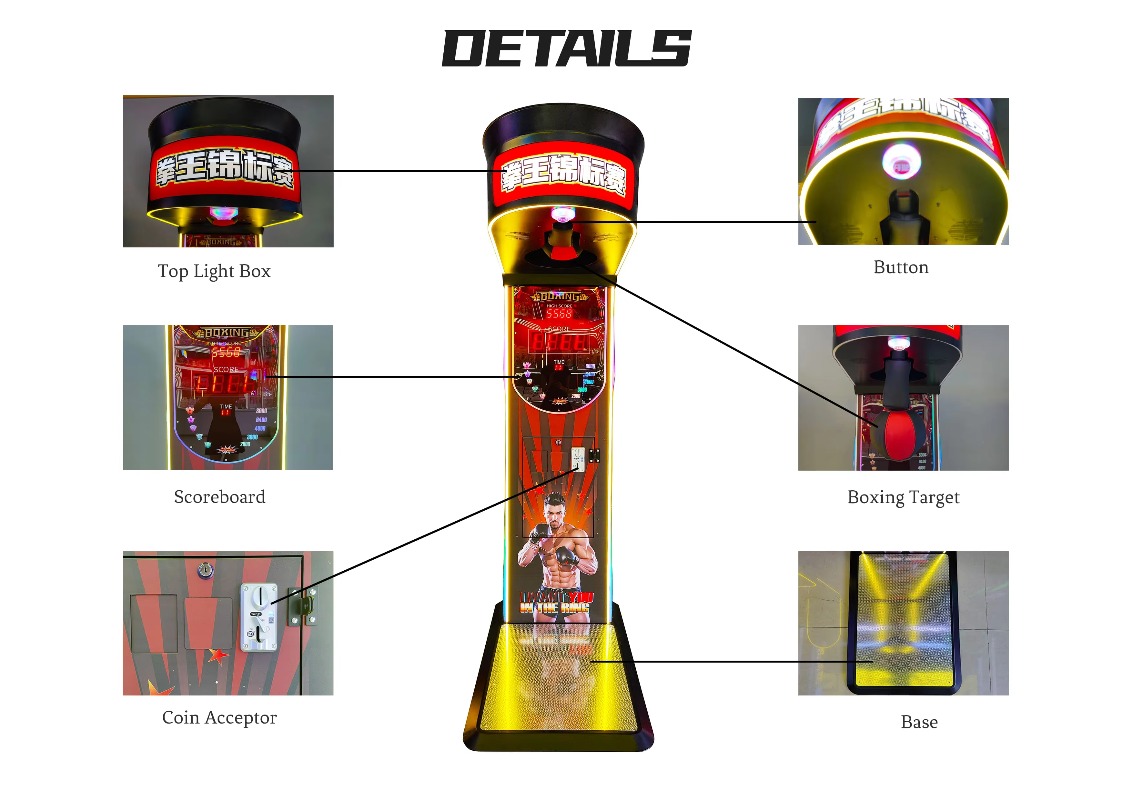 Münzbetriebener Boxautomat für – Boxing Machine Arcade Bewertung und Preis