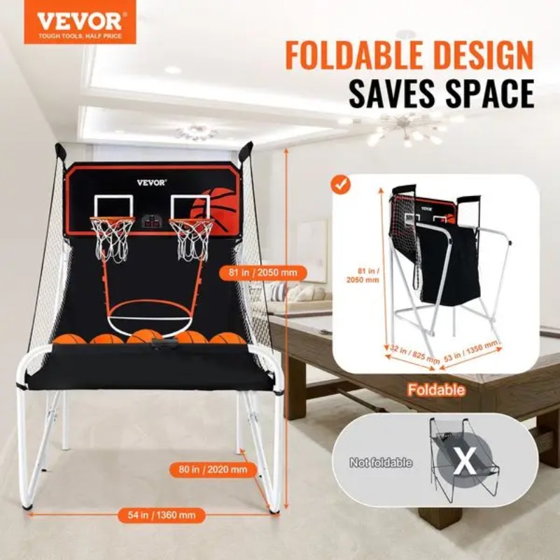 【Trendprodukt】Faltbares Basket – Arcade Games & Vending Co Bewertung und Preis