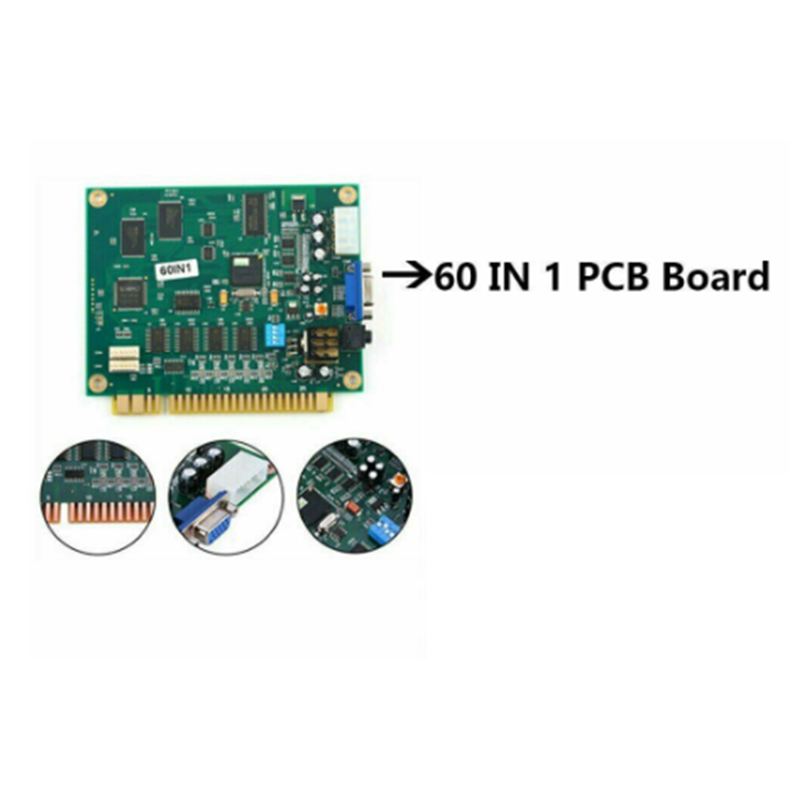 ABGN 2X 60 In 1 Multicade PCB  – Usb Game Board Jamma Bewertung und Preis