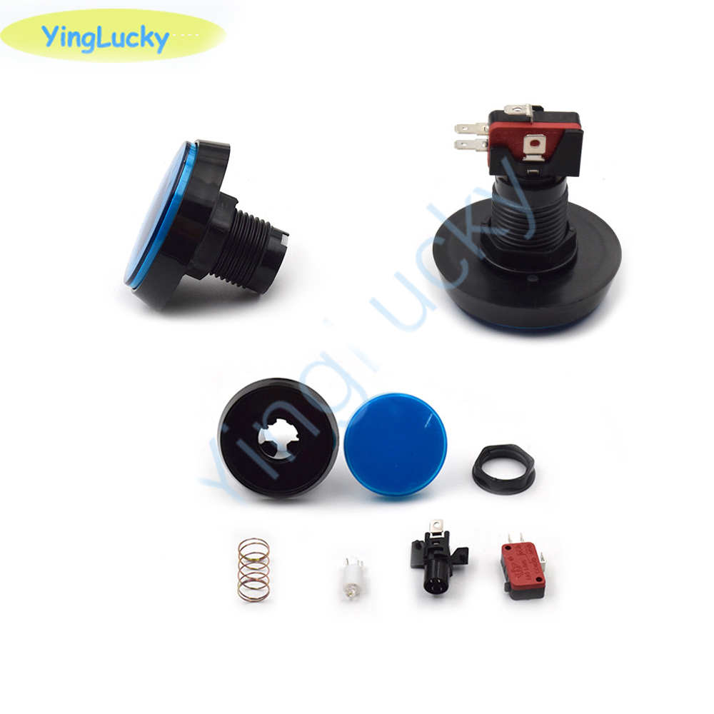 10 stücke Arcade-Taste 60mm LE – Coin Acceptor Selector Bewertung und Preis